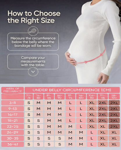 Belly support bandage for pregnant women