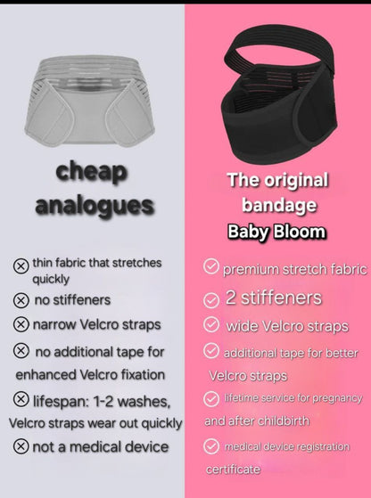 Belly support bandage for pregnant women